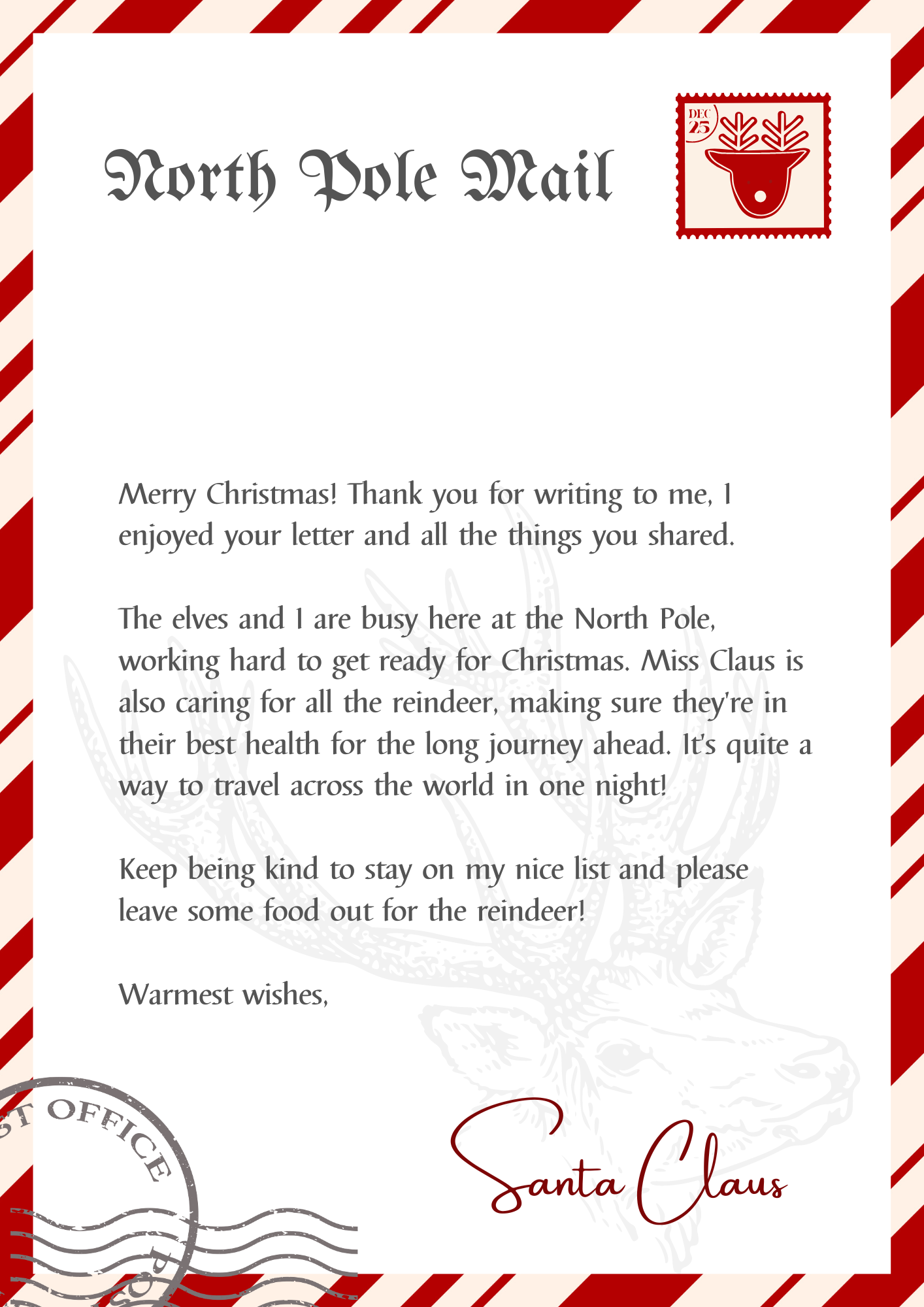 Letter from Santa