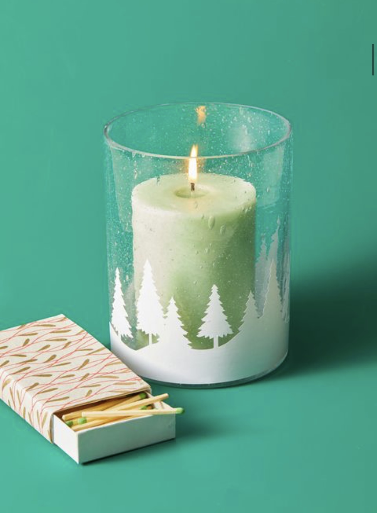 Christmas Cutout Candle